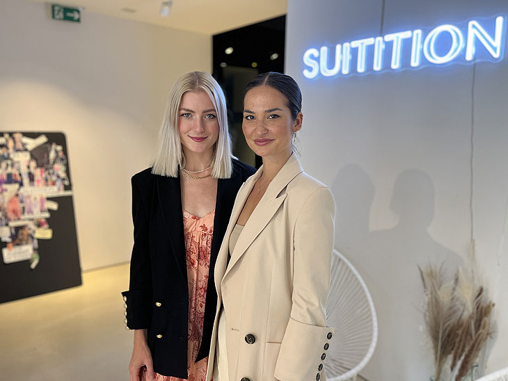 Die  beiden SUITITION-Gründerinnen Janita Berlin und Julied Estelle (©Foto.Martin Schmitz)